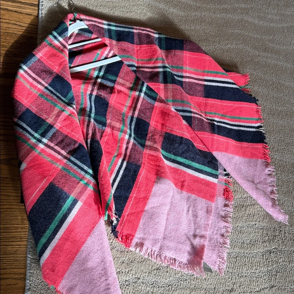 J. Crew Wool Blend Asbury Plaid Scarf‎